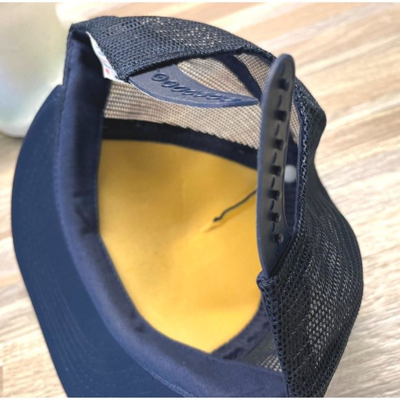 Eagle Fire Dept Trucker Hat Vintage Snapback Mesh Navy Blue Idaho - Picture 8 of 8